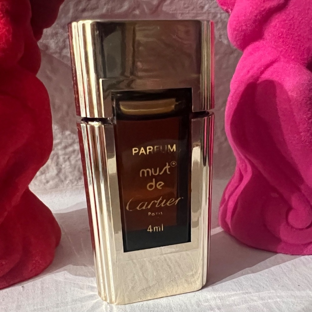 NEW MUST DE CARTIER for women~MINI PARFUM, 4ml~EXCELLENT VINTAGE CONDITION